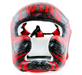 Детский боксерский шлем Twins Special (FHGL-3 TW5 black/red)